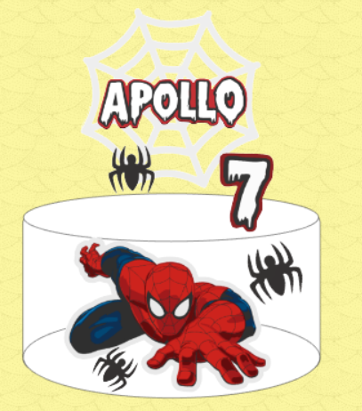 Topo de Bolo - Homem Aranha 3